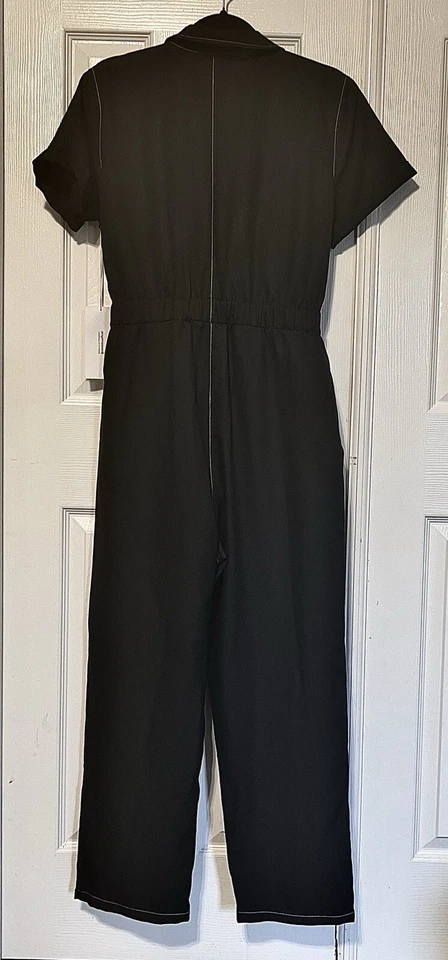 Mono negro manga corta con bolsillos XL Mimi Chica Foto 2 de 4