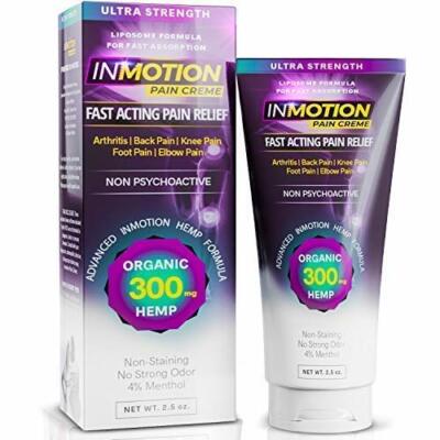 Inmotion Pain Cream 2.5 OZ Ultra Strength Fast Acting Formula - NEW LOWER PRICE
