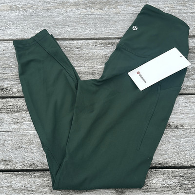 Lululemon Align High-Rise Pant with Pockets 25'' Legacy Green size 6 NWT