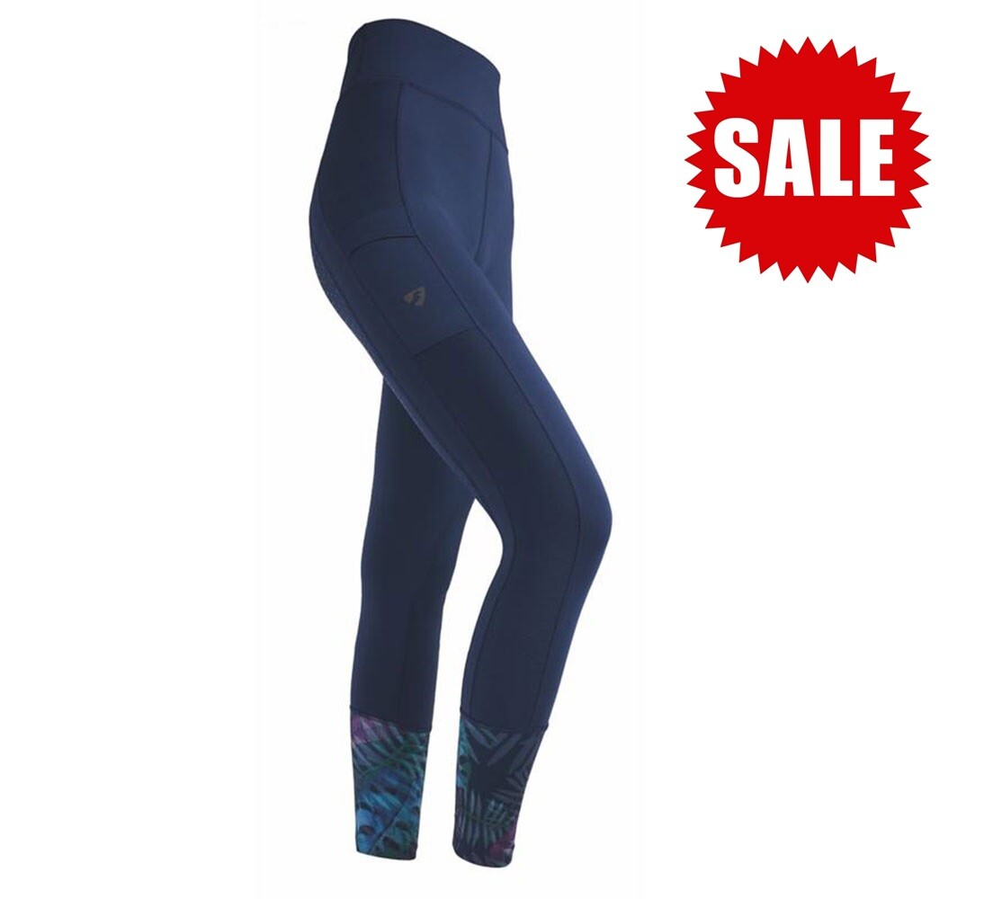 RIDING TIGHTS LADIES JODHPURS Shires Aubrion Manor Navy With Phone