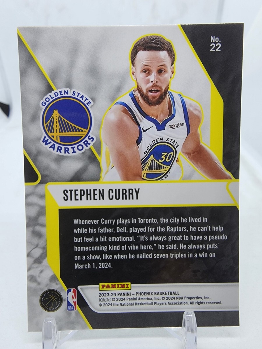 2023-24 NBA Panini Phoenix Stephen Curry Fade To Black #22 | eBay