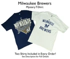 Milwaukee Brewers MLB Men's Big &Tall 2 SHIRTS! *MYSTERY SHIRT*