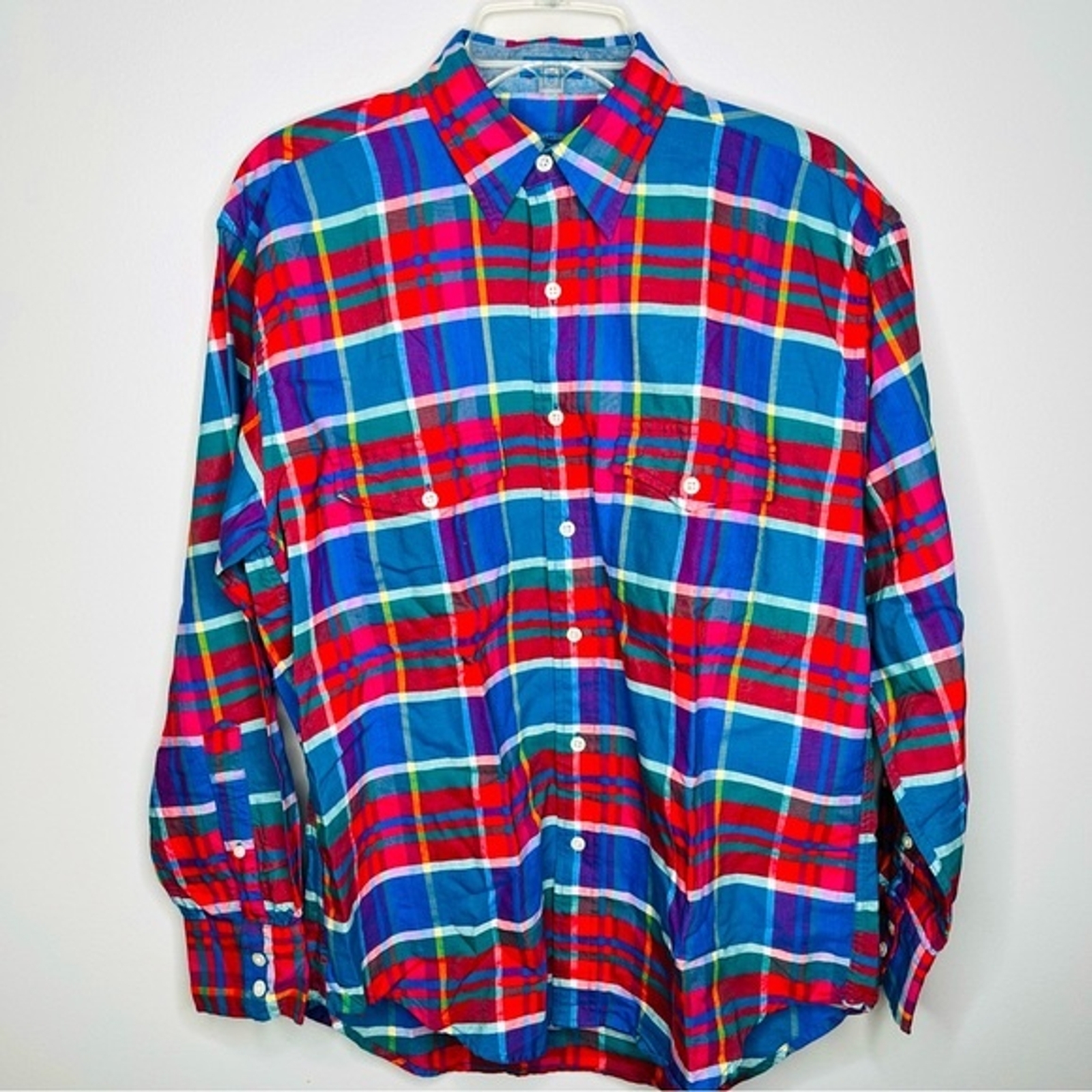 PENDLETON SHIRT - BUTTON Down Plaid Collared Shir… - image 1