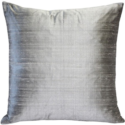 Pillow Decor Sankara Silver Silk Throw Pillow 16X16 eBay