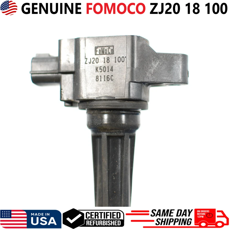 Bobina de encendido GENUINA FOMOCO 1 para Mazda 2 2011-2014 1,5 L I4, ZJ20 18 100 OEM Foto 4 de 4