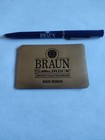 Vintage Braun Cadillac Buick Dealership Buffalo NY Pen And Pocket Phonebook  — photo 2