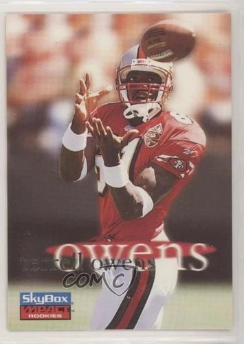 1996 Skybox Impact Rookies Terrell Owens #62 RC HOF
