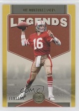 2022 Panini Legacy Legends Yellow 119/150 Joe Montana #102 HOF 04br