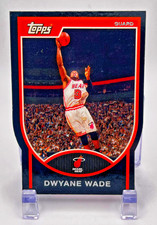 2007-08 Bowman Draft Picks & Stars - Topps Dwyane Wade Die-Cut Heat