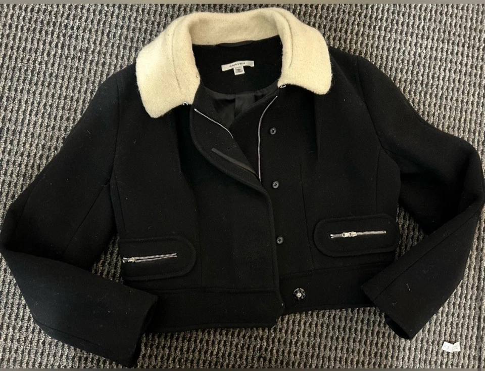 Chaqueta de lana tallada y mezcla de cachemir Foto 4 de 4