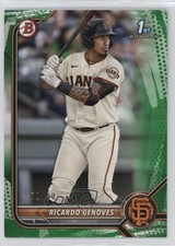 2022 Bowman Prospects Green Pattern Border 71/99 Ricardo Genoves #BP-60 13lw