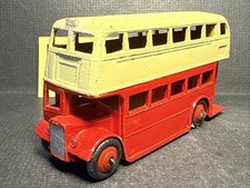1958-60 Dinky Toys - 29c 290 DOUBLE DECKER AEC BUS - Cream/Red - No Box - A