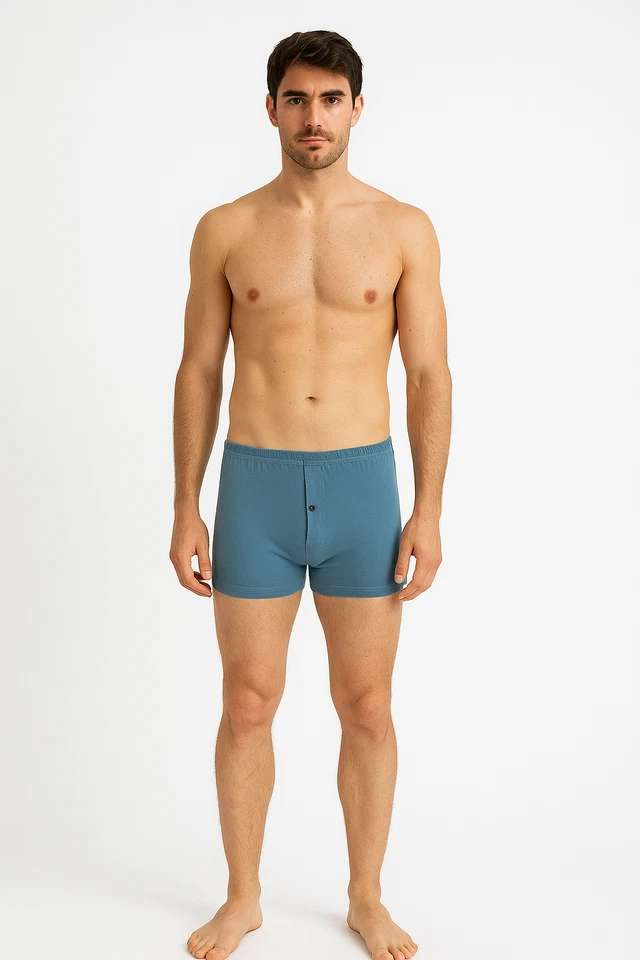 PACK DE 6 CALZONCILLOS BOXER CLÁSICOS PARA HOMBRE CALZONCILLOS AJUSTE CÓMODO JERSEY ROPA INTERIOR PANTALONES Foto 3 de 4