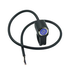 7/8" 22mm Motorcycle Handlebar Switch Waterproof for Hazard Light, Fog Light,