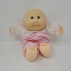 Vintage 1985 Cabbage Patch Kids Bald Preemie 12" Doll with Green Eyes