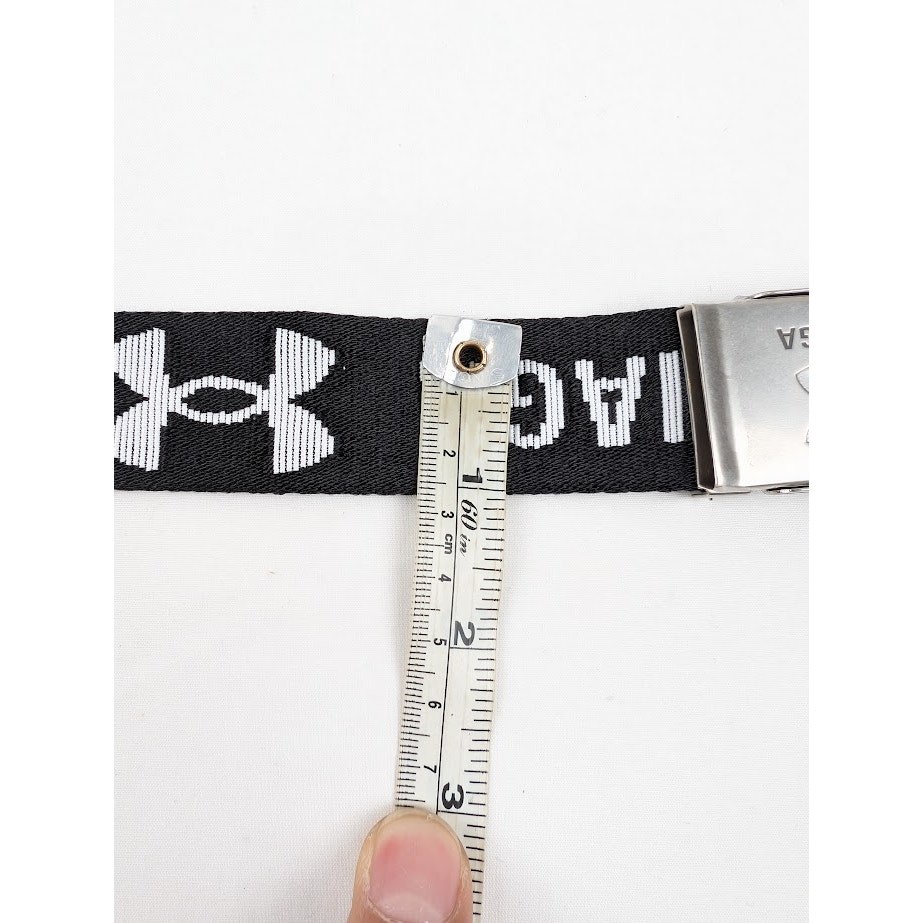 Balenciaga x Under Armour Q:2 / Jacquard Web Belt in Black/White