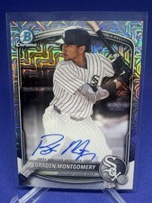 2025 Bowman Chrome Mega Box Prospect Mojo Autograph Braden Montgomery Auto RC