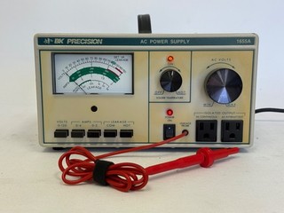 BK Precision Variable Isolated AC Power Supply Model 1655A 0 150VAC 0 3A