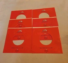 45 RPM 7" RECORD SLEEVES CO. SLEEVE 6 PACK SEE PHOTO RCA Nashville SLV394