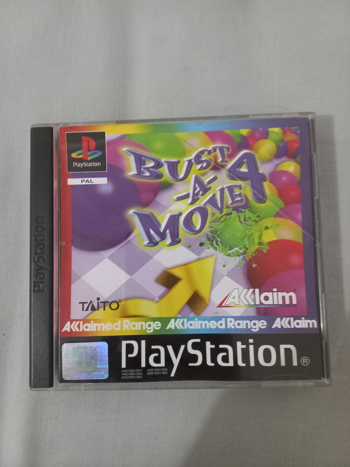 Bust-a-move 4 jeu PS1 complet