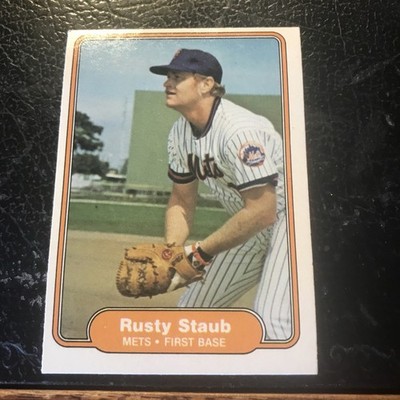 1982 Fleer Rusty Staub #536 New York Mets