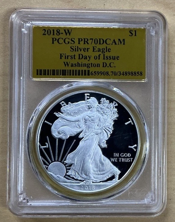 2018 American Eagle PR 70 Graded Silver Bullion Coins for sale | eBay