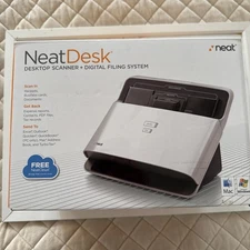 Neat Desk ND-1000 Desktop Document Color Blue Home Office Edition Scanner  USB
