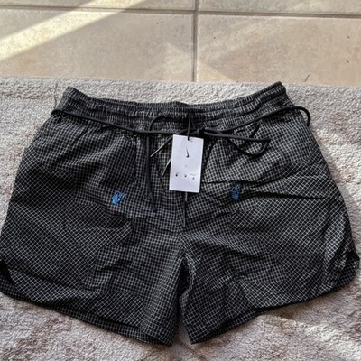 Nike x Off-White Men's Athletic Running Shorts Black  Size L DN1702-010