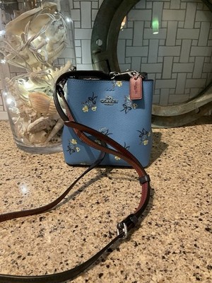 バッグ Vintage Coach Drawstring Bucket Bag Blue Coach - Dempsey Drawstring Bucket Bag 15, Color: Silver / Light