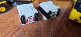 Vintage LEGO Train Cargo Railway 4559 Set Works (Power, Train, Track, ETC!)