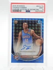 THOMAS SORBER 2025-26 BOWMAN CHROME ROOKIE AUTO BLUE GEOMETRIC /150 PSA 9 Q3178