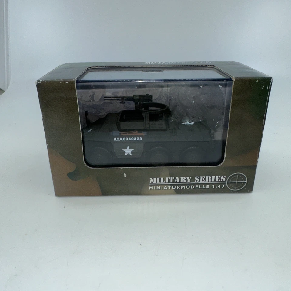 Eaglemoss Ford M8 Armored Car 1:43 Diecast 2nd Armored Div Avranches France 1944 - Image 3 of 4