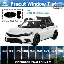 Precut 2ply Window Tint Film Kit For 2022-2026 Honda Civic Sedan Precut 2ply Window Tint Film Kit For 2022-2026 Honda Civic Sedan