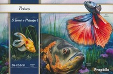 Timbres Sao Tome e Principe 2018 Mi bloc-feuillet 1353 (complète. édition) neuf 