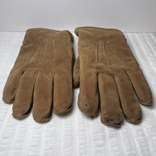 Men  s Leather Insulated Work Gloves, Tan Large
