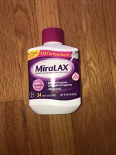 Miralax Powder Laxative 17 g Colitis Treatment - 34 doses (1 Bottles)