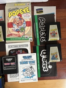 ColecoVision Console 1982 Complete In Box CIB With 10 Games Donkey Kong, Mr. Do