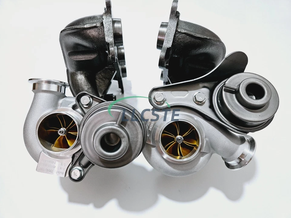 Para 900HP Billet Upgrade Twin Turbo BMW N54 335i 335xi 335is 3.0L TD04L 19T Foto 2 de 4