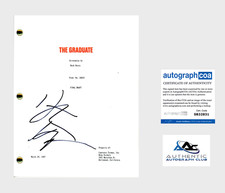 DUSTIN HOFFMAN AUTOGRAPH SIGNED THE GRADUATE FULL SCRIPT ACOA