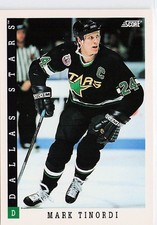 1993-94 Score #53 Mark Tinordi Dallas Stars