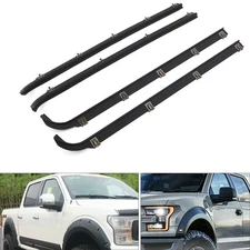 4PCS Door Window Seal Belt Weatherstrip Kit For Ford F150 F250 F350 1987-1997