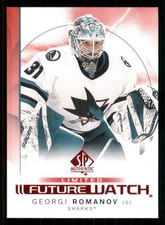 2024-25 SP Authentic Limited Red #161 Georgi Romanov FW