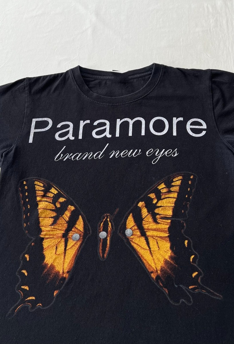 Vintage 2000s Paramore Brand New Eyes Black T-shirt CLM070 FREE