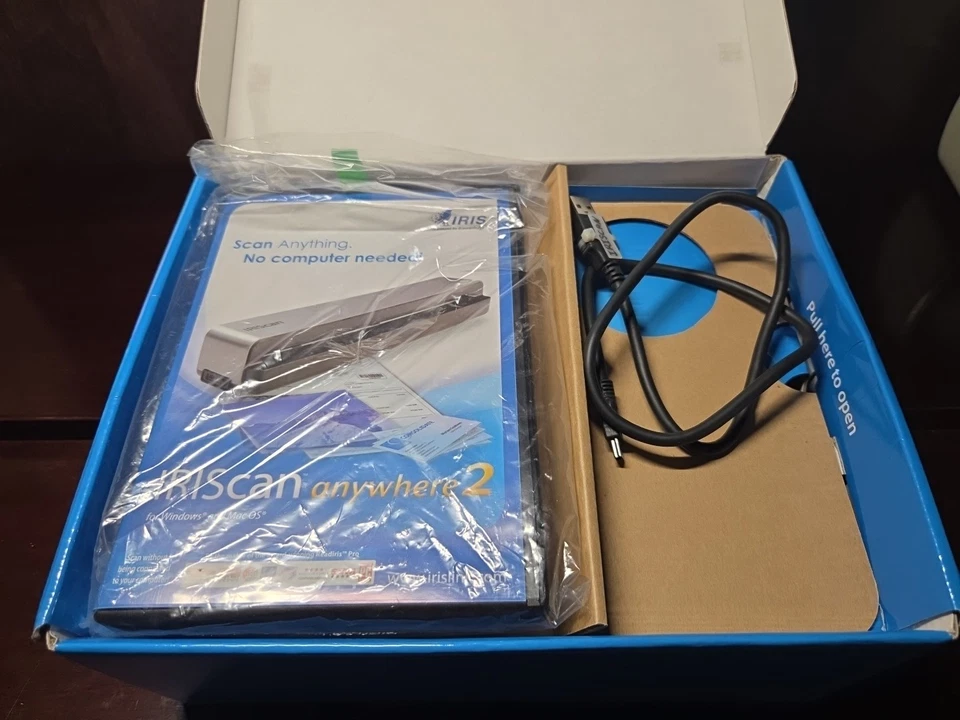 IRIScan Anywhere 2 Portable Document Scanner w/ SD Card and Cable, Drive Disc - Image 2 of 3