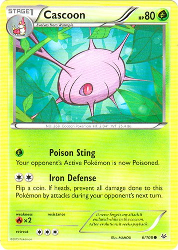 Cascoon - 6/108 - Common - Near Mint - Roaring Skies