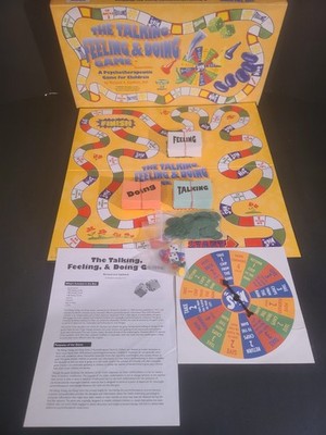 COMPLETE The Talking Feeling & Doing Game Psychotherapeutic For Children 1998