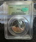 1942 Walking Liberty Half Dollar PCGS CAC PR66 Proof Silver Philadelphia