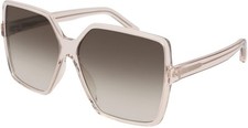 NEW Saint Laurent New Wave SL 232 BETTY Sunglasses 005 Nude 100 AUTHENTIC