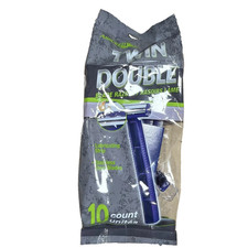 SET OF 1 Assured Men Twin Double Blade Disposable Razors 10 Count Pack Total 10