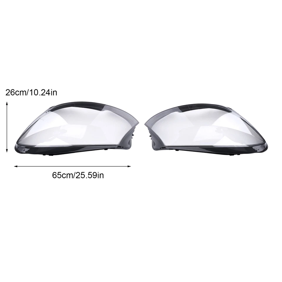 Par de cubiertas de faros para Mercedes-Benz W222 S350 S550 S600 2014-17 Foto 2 de 4